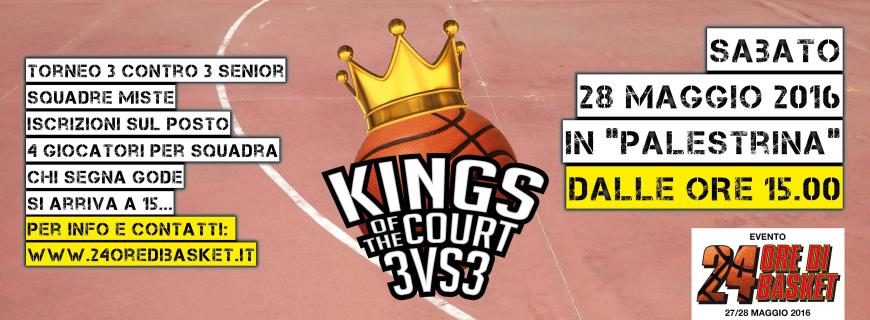 King of The Court: torna il torneo di 3 vs 3 alla 24 ore di Basket